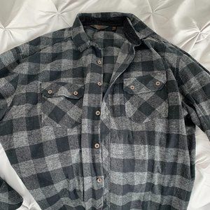 Men's Long Sleeved Plaid Shirt
